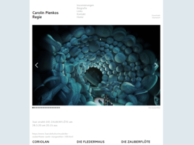 Webdesign aus Wien: Externes Design; Umsetzung im Auftrag eines Partners; Kunde: Carolin Pienkos